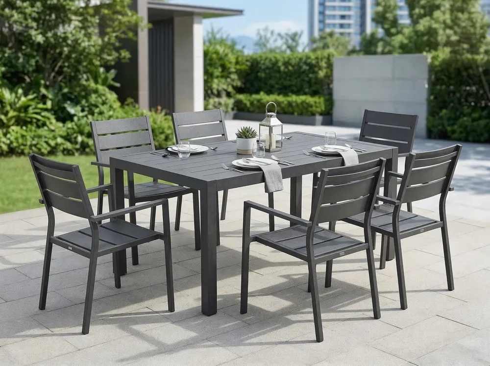 Aluminum Outdoor Dining Set Manufacturer | Bonray Patio within What Years of Testing Reveal About Aluminum Outdoor Dining Sets