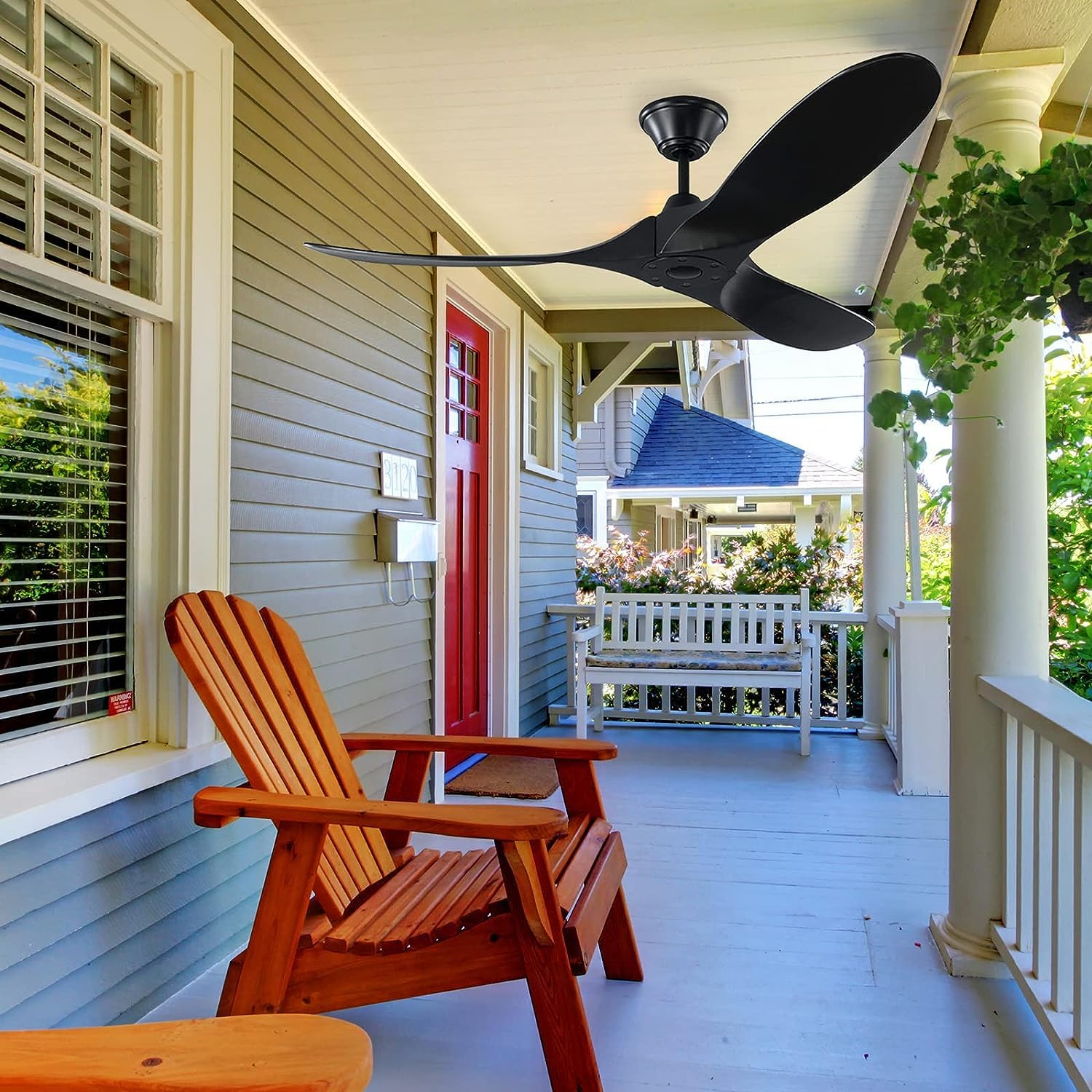 Contemporary Outdoor Fan 52" Casa Vieja Delta Wing Dc Modern Indoor throughout The Quiet Revolution Inside Modern Outdoor Ceiling Fan Motors and Smart Home Integration