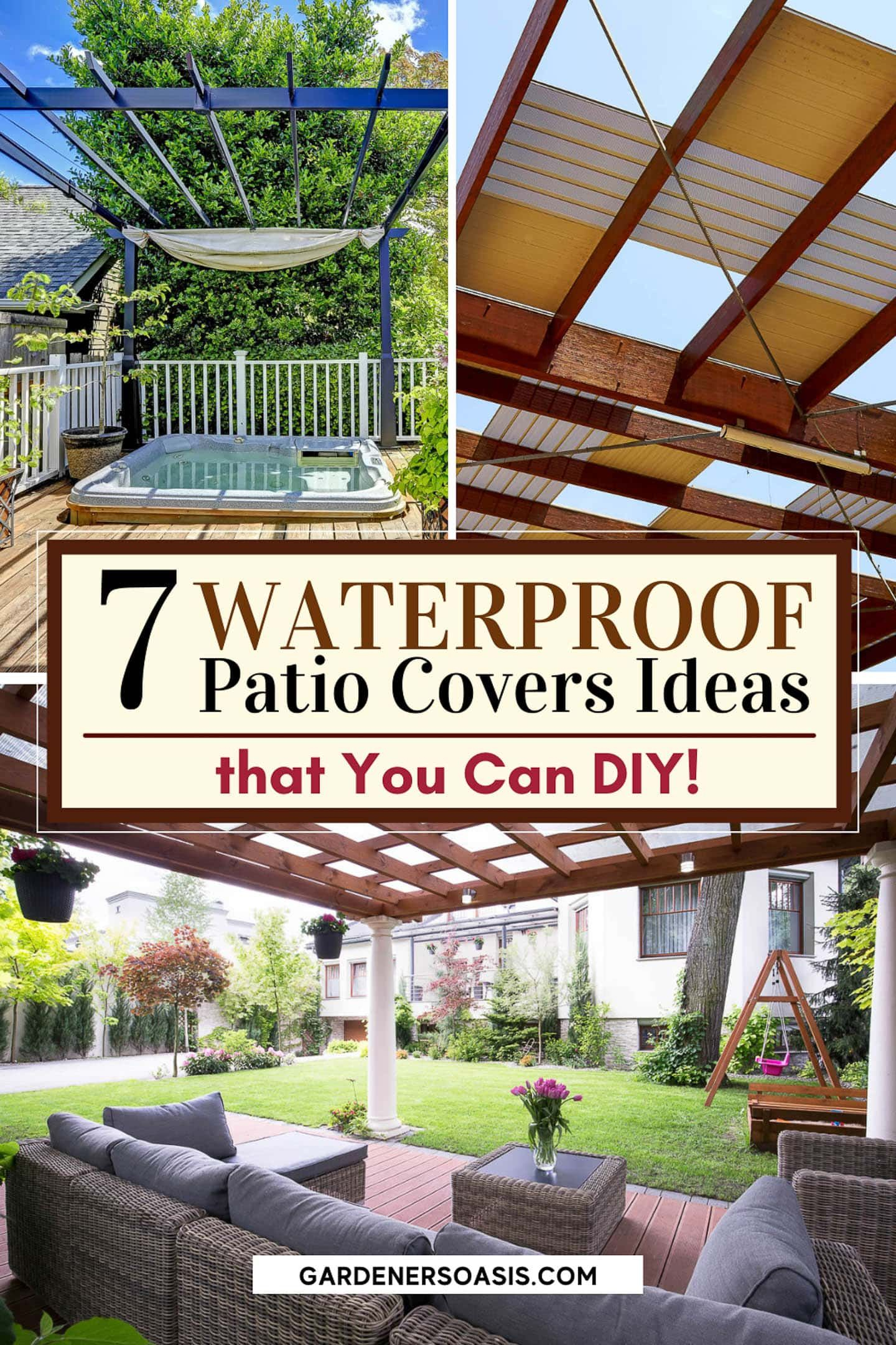 Diy Waterproof Pergola Cover Ideas For Your Patio for Teak Vs Acacia For Outdoor Furniture