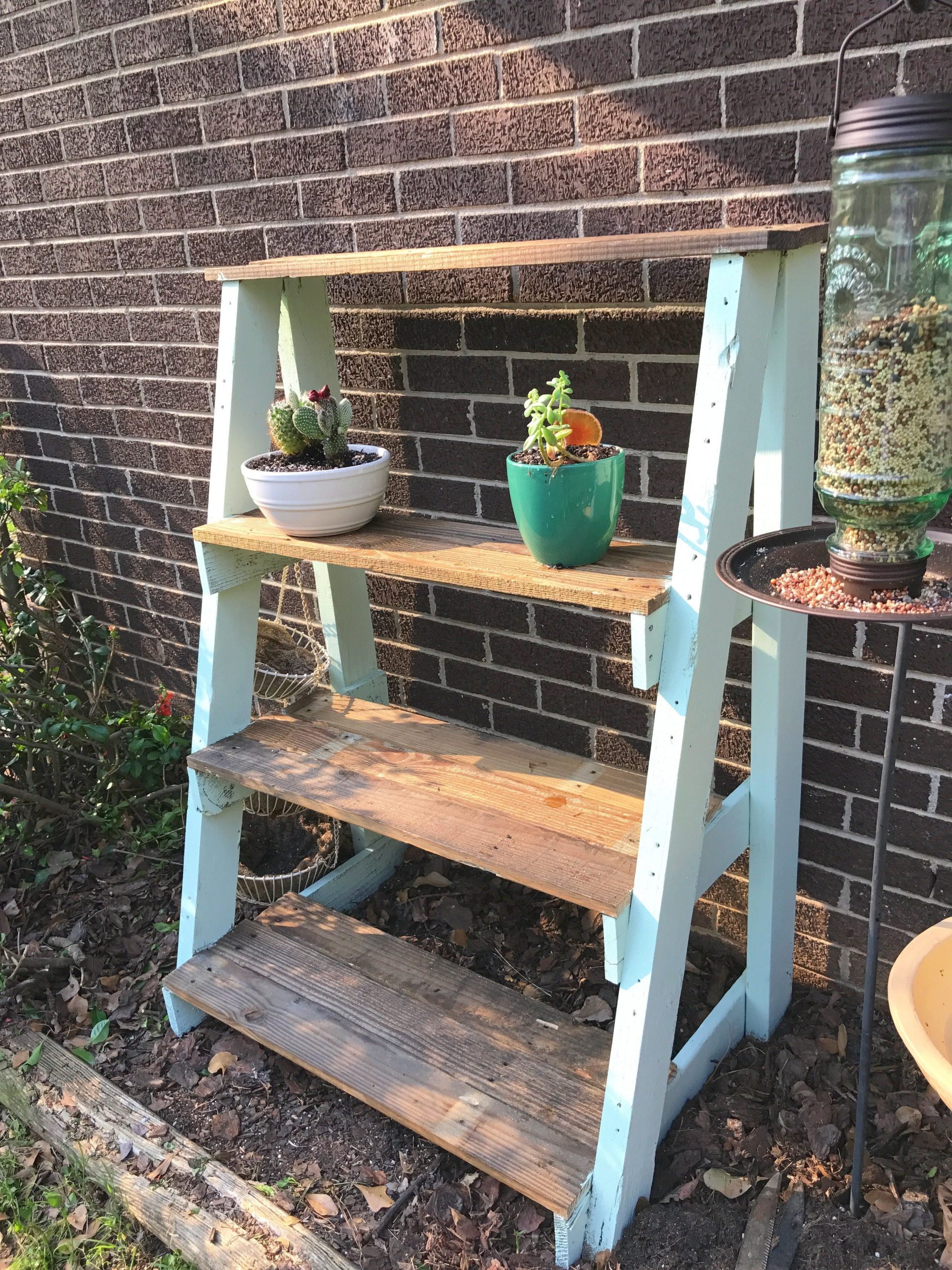 Diy Wooden Plant Stand - Diy Craft Ideas intended for Rustic Outdoor Plant Stand Table