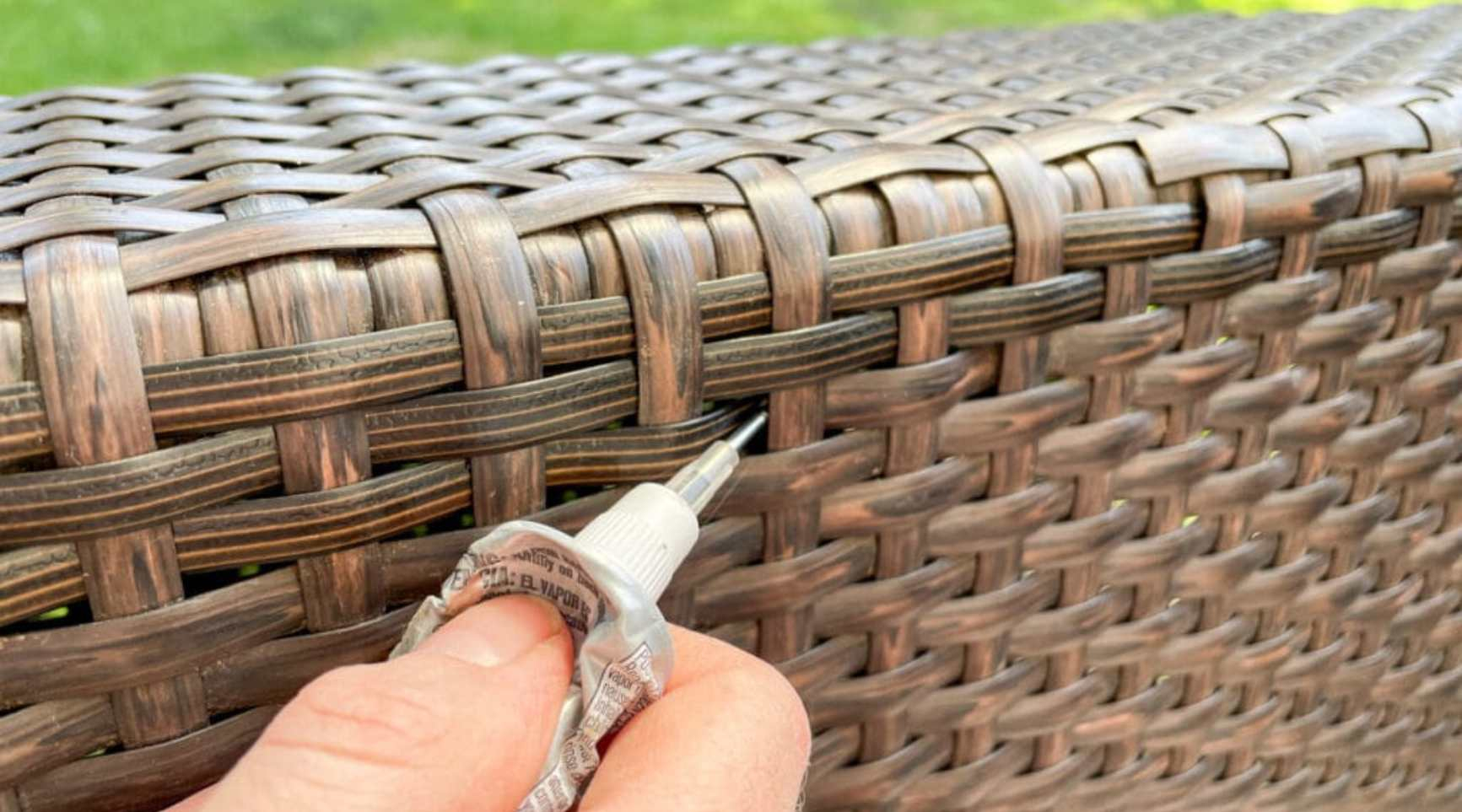 How To Fix Wicker Chair | Taft Independent throughout How To Preserve Outdoor Wicker Furniture