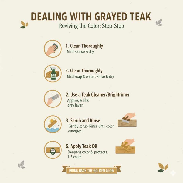 How To Preserve Teak Wood (Oil It Or Let It Go Silver) pertaining to Why Your Outdoor Teak Turns Silver and What It Means for the Wood