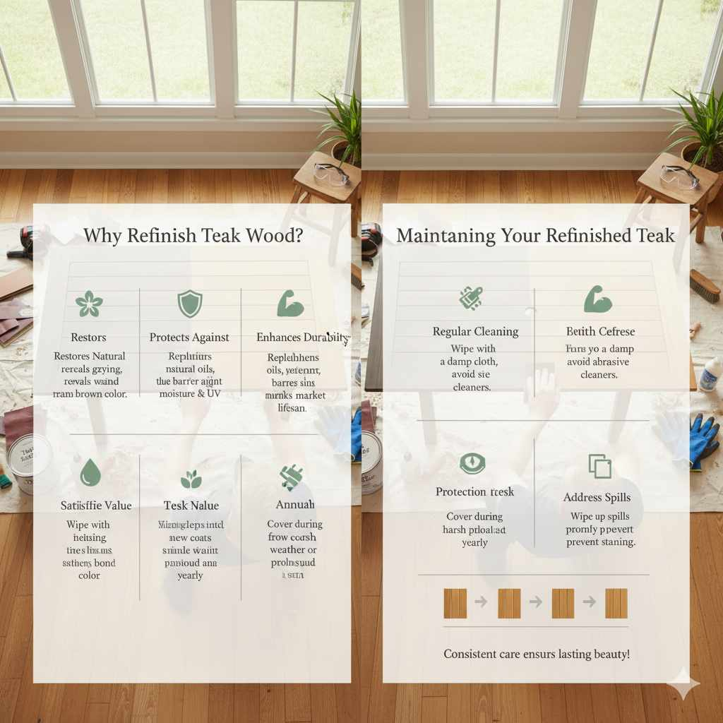 How To Refinish Teak Wood: Clean, Sand & Seal (Step-By-Step Guide) inside Why Your Outdoor Teak Turns Silver and What It Means for the Wood