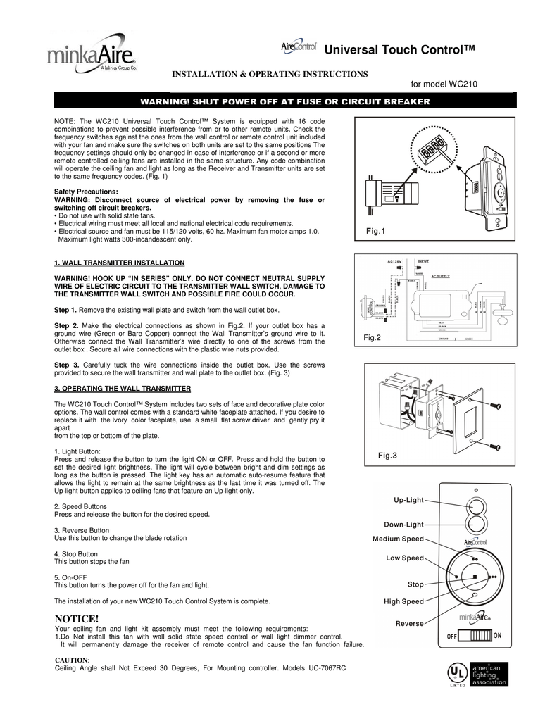 Minka Aire Wall Control Instructions At Angel Fleming Blog with Decoding Minka Aire Remote Control Issues A Practical Diagnostic Guide
