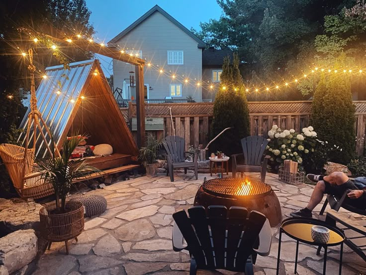 My Little Cozy Backyard | Backyard Seating Area, Backyard Sanctuary ... with Designing a backyard sanctuary that feels just as cozy in January as it does in July