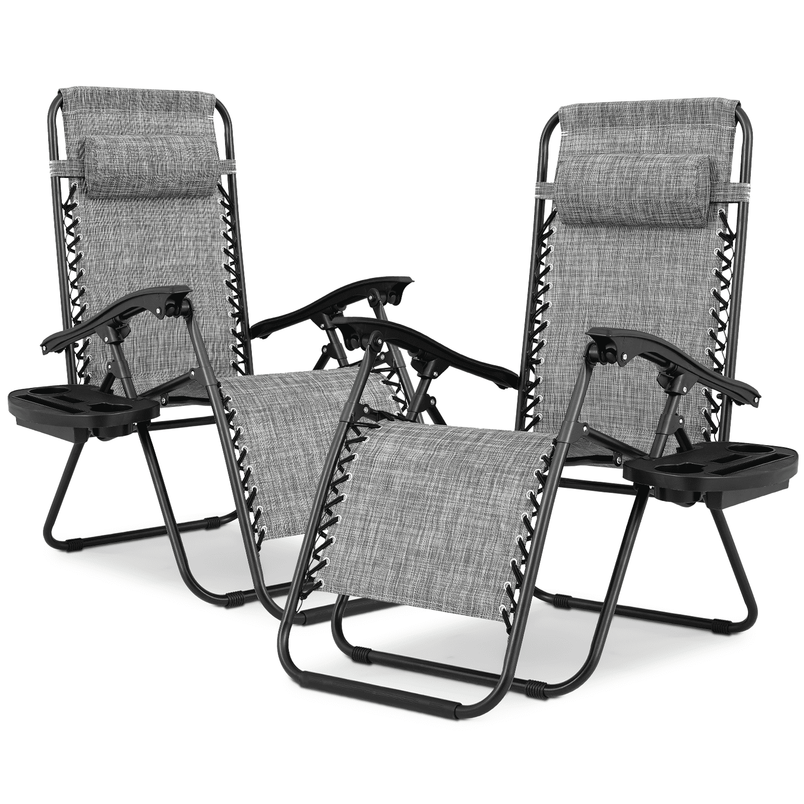Osm Zero Gravity Lounge Chairs Set Of 2, Outdoor Patio Recliners With ... in Why More People Are Trading Traditional Lawn Furniture for Canopy Recliners in 2026