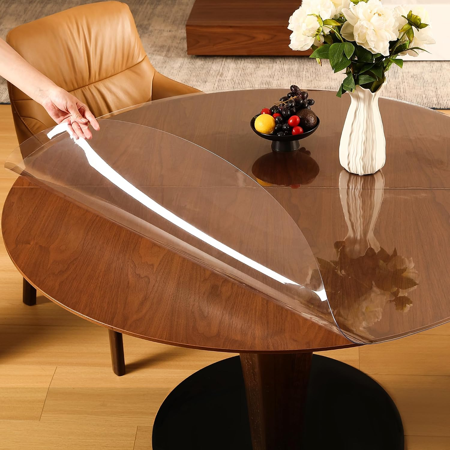 Round Table Protector: Ultimate Guide To Protecting Your Dining Table intended for Protecting Your Outdoor Dining Table Through Every Season of Strong Sunlight