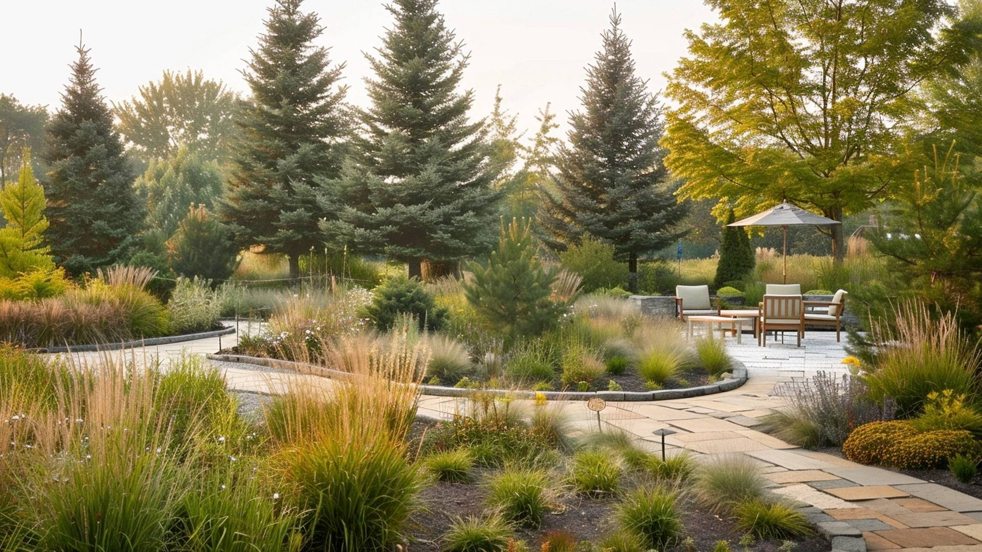 Sustainable Landscape Ideas For Michigan Sustainable Landscapes with regard to Sustainable Backyard Design Ideas