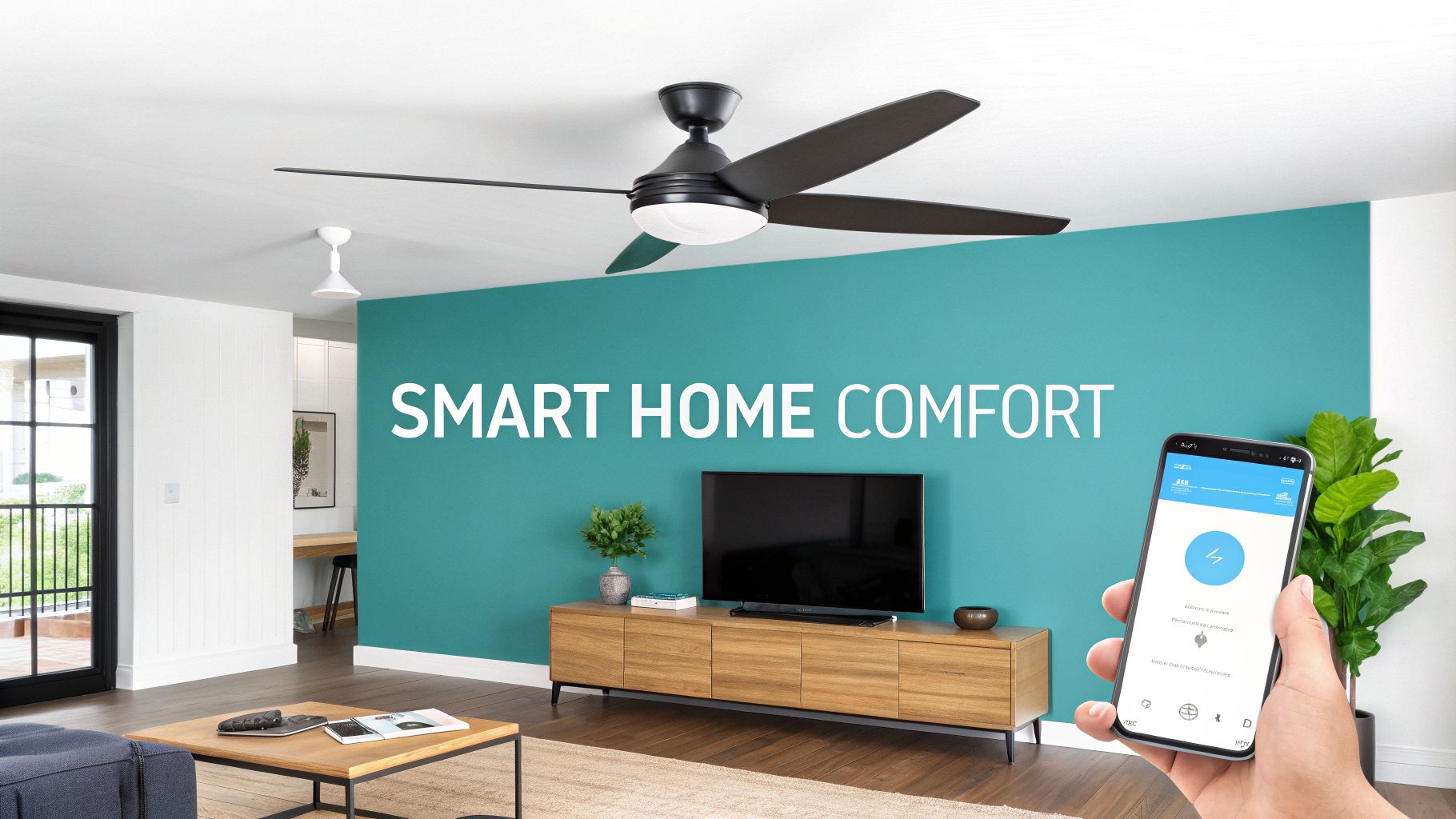 The Ultimate Guide To Ceiling Fans With Smart Home Integration Options ... regarding Modern Outdoor Ceiling Fan Design