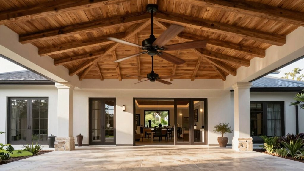 Why Covered Patios Change The Way Ceiling Fans Perform - Cool Patio Fans inside Outdoor Ceiling Fan Buying Guide
