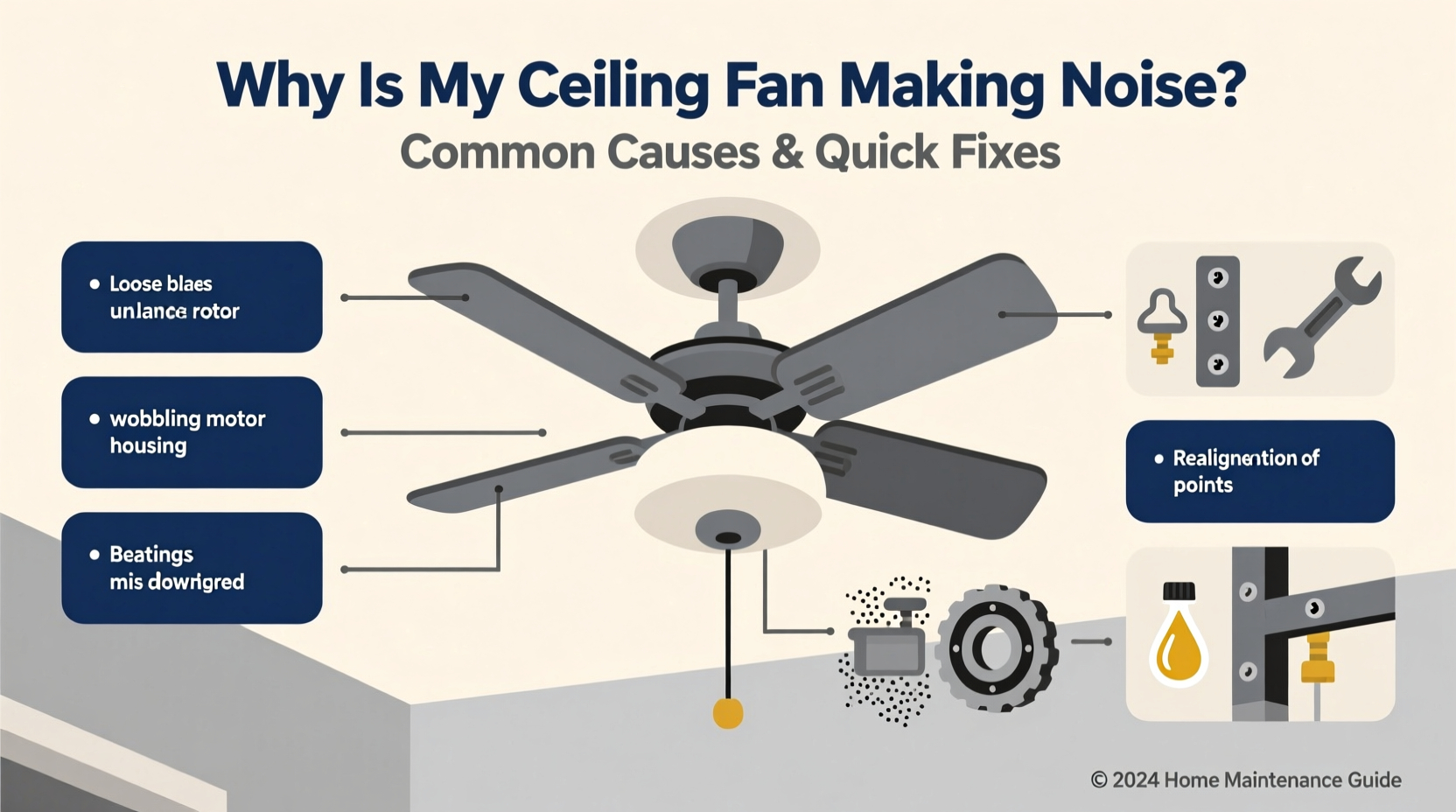 Why Is My Ceiling Fan Making Noise Common Causes Fixes inside Outdoor Ceiling Fan Humming Noise Fix